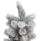 2.5ft. Unlit Flocked Pine Slim Artificial Christmas Tree